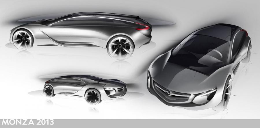  Opel Monza Concept 2013 года  (фото 35 из 47)